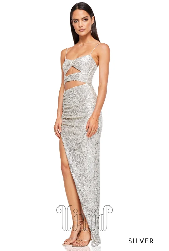 Women's Office Attire Sublime Cutout Gown