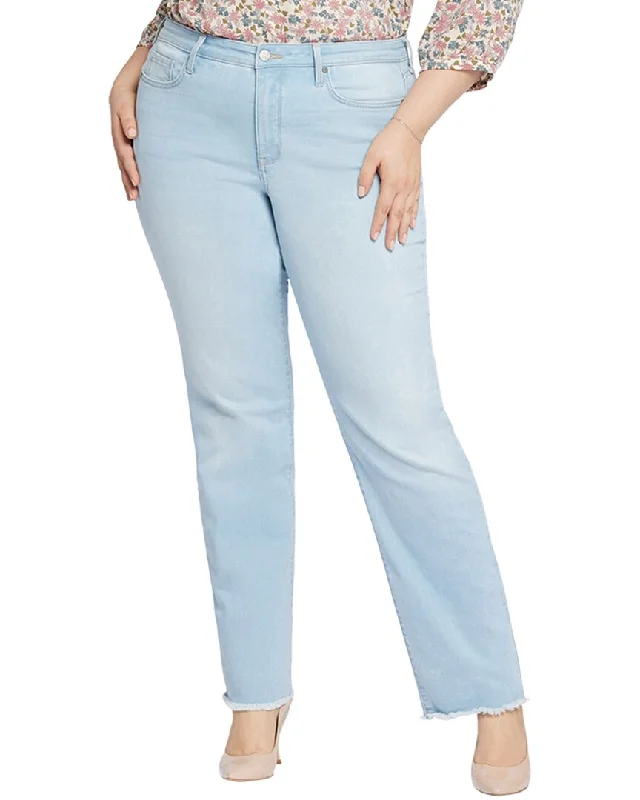 Elegant Women's Attire NYDJ Plus Relaxed Brightside Straight Leg Jean