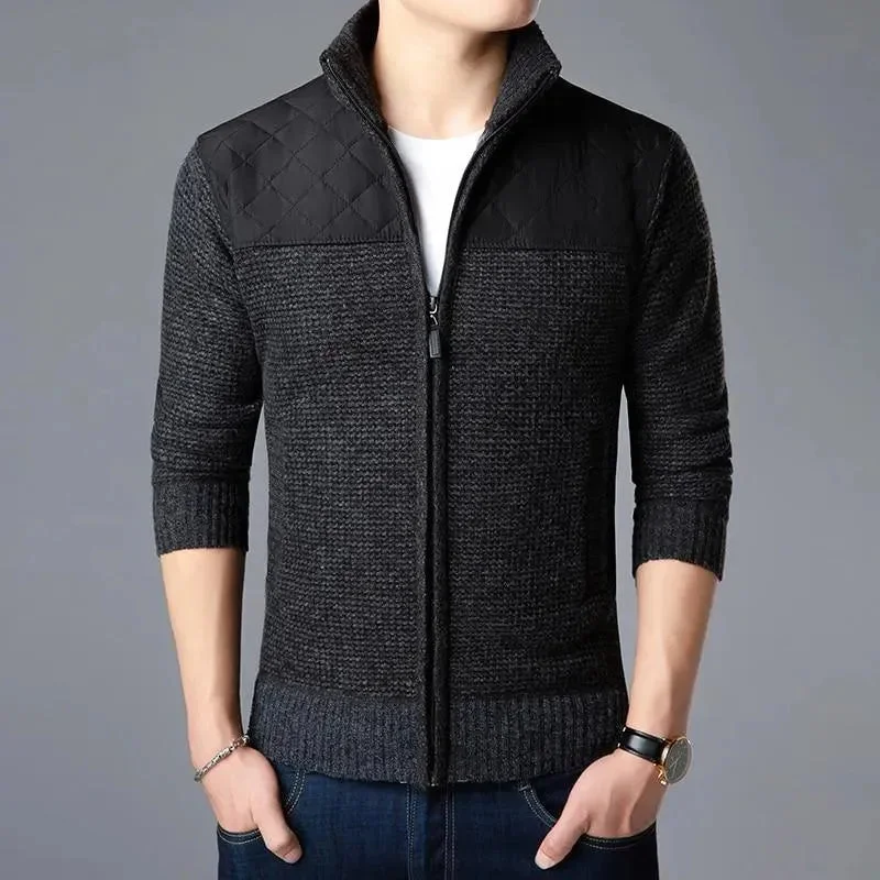 Clothing Brands Parka-Casual Cardigan Sweaters For Men