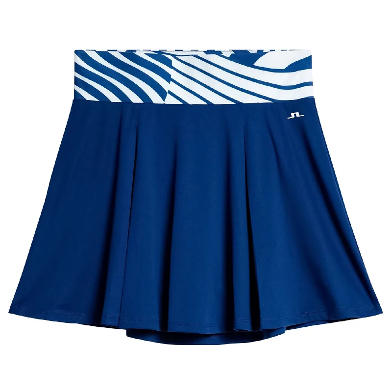 Women's Clothes Womens Adis Lux TX Jersey Skirt Estate Blue - SU24