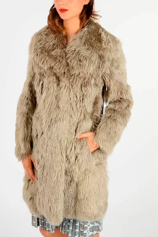 Women's Resort Garments Maison Margiela MM1 Alpaca Real Fur Coat