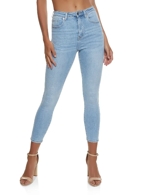 Casual Chic for Women WAX Basic High Waisted Skinny Jeans