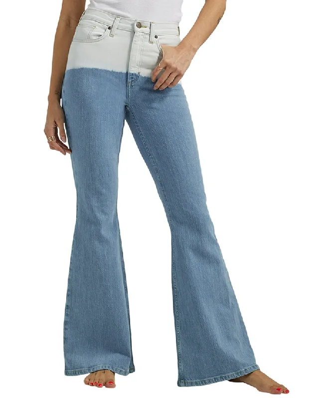 Women's Work Outfit For The Office LEE Out To Sea High Rise Flare Jean