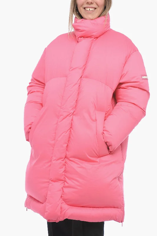 Stylish Women's Garments Ambush Nylon Oversized Down Jacket with Flush Pockets