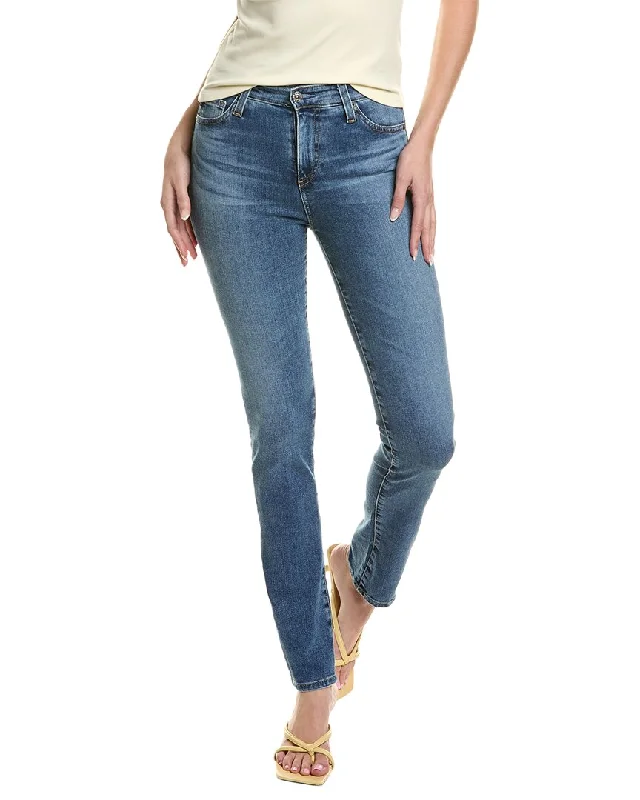 Women's Evening Clothing AG Jeans Mari Extended Bluebell High-Rise Slim Straight Jean