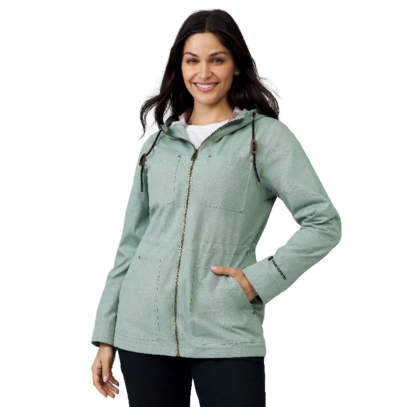 Charming Women's Holiday Apparel Free Country Women's Lightweight Cascade Canvas Jacket