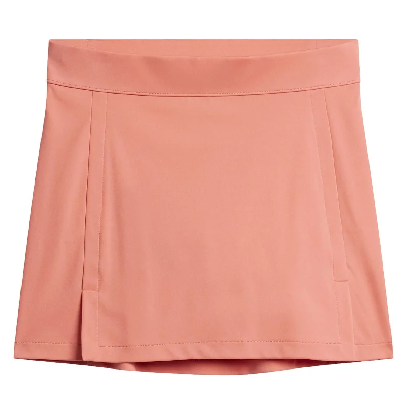 Women's Elegant Clothing Sets Womens Amelie TX Jersey Mid Skirt Burnt Coral Pink - SS24