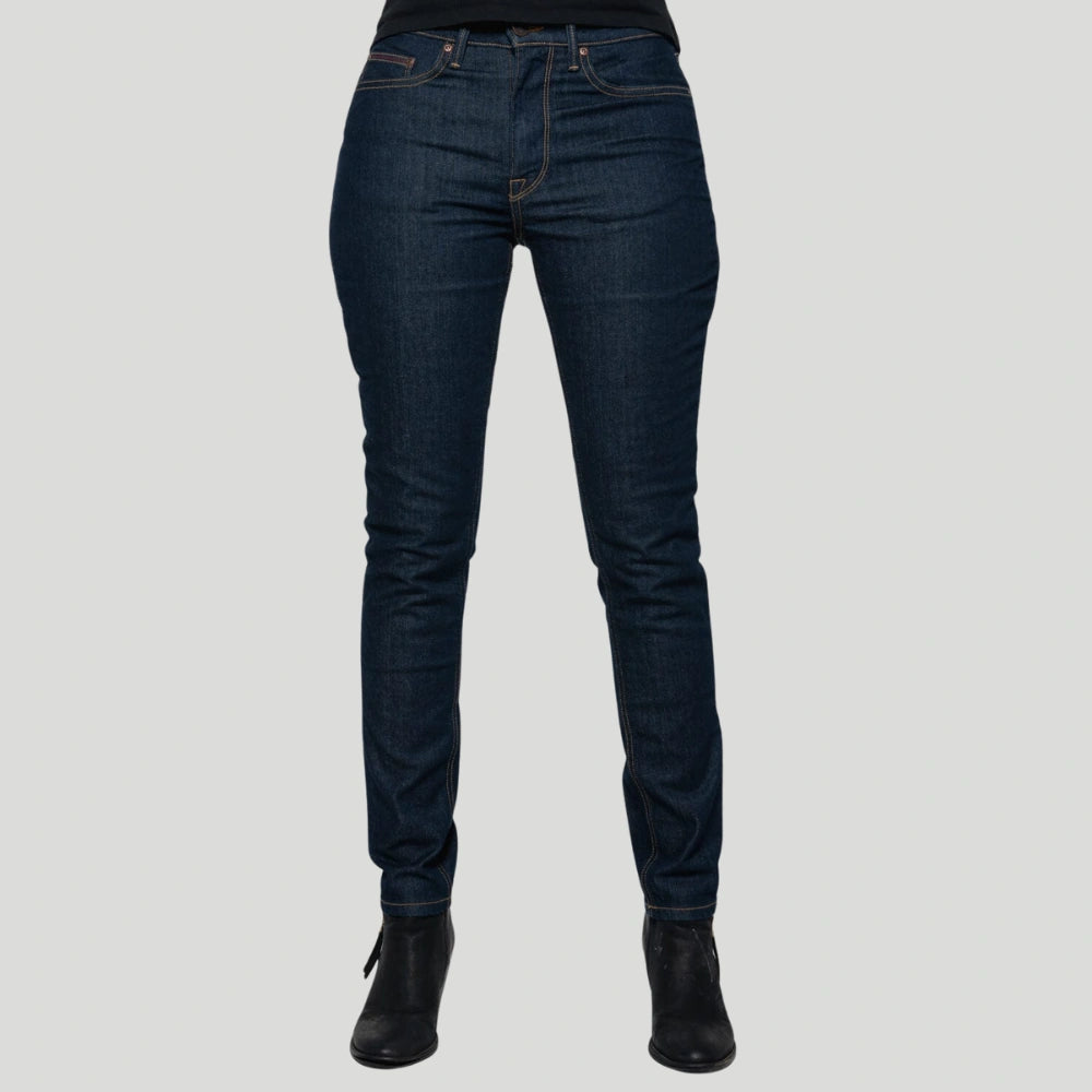 Women's Evening Wear Outfit Runaways - Women's Indigo Protective Riding Jeans