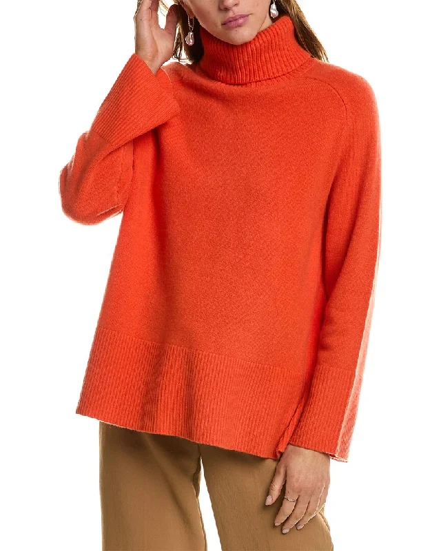 Women's Occasion Wear Clothes Reiss Edina Relaxed Wool & Cashmere-Blend Roll Neck Sweater