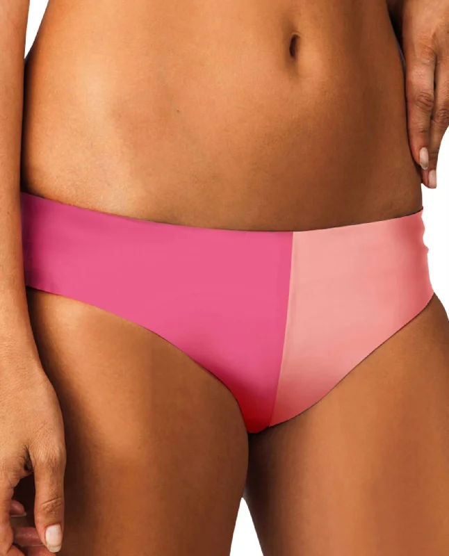 Outlet Clothing Women's Cheeky Hipster Bikini Bottom In Santa Cruz Pink