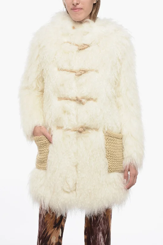 Women's Resort Attire Saint Laurent Faux-fur Montgomery Coat