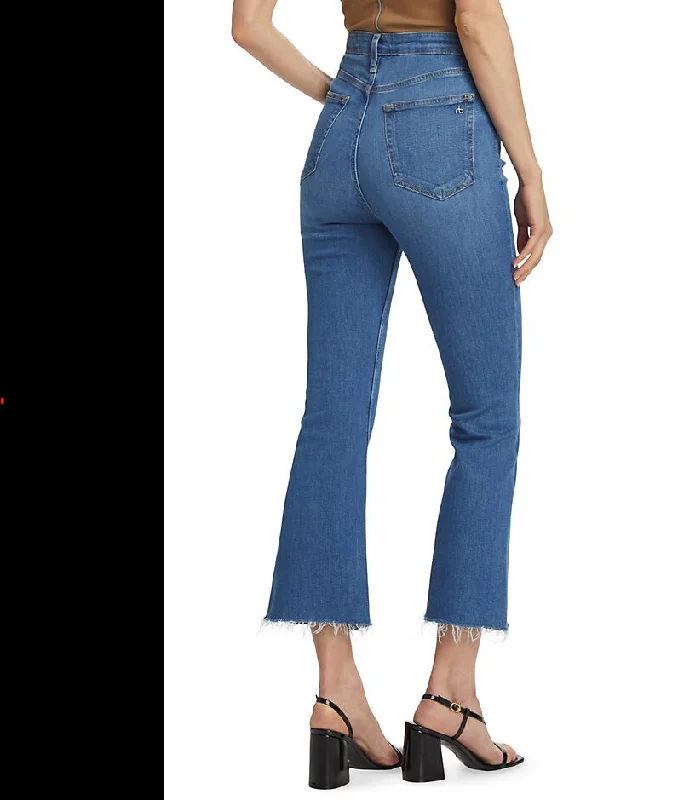 Trendy Online Boutiques Rag & Bone Women Casey High-Rise Ankle Flare Jeans Cindy Blue