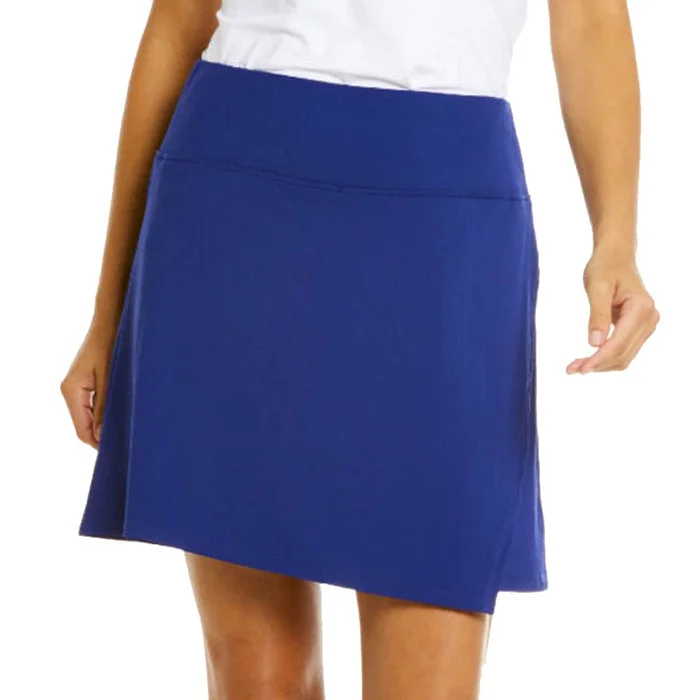 Women's Vacation Garments IBKUL Womens Solid Skort - Navy