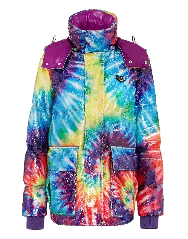 Clothing For Women Jacket Paillettes Tye Die