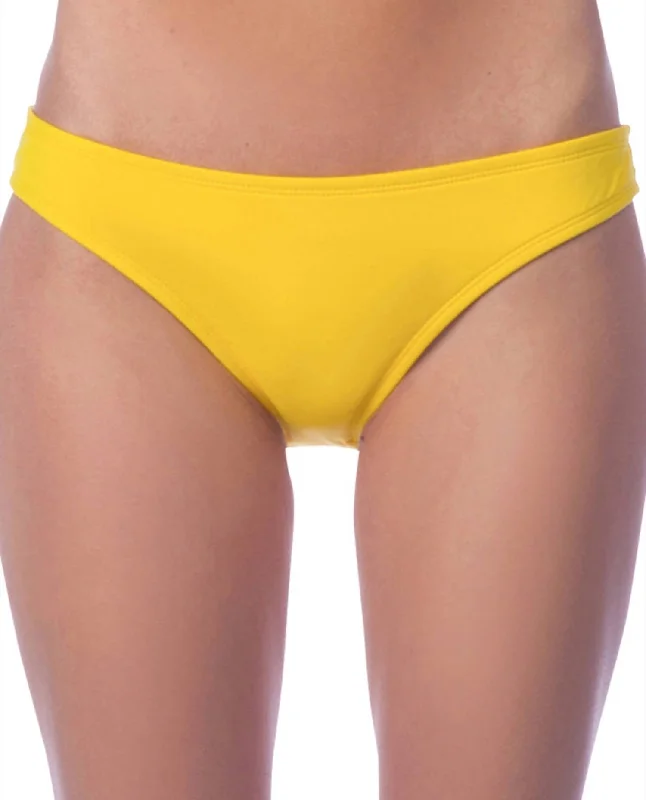 Online Clothing Boutiques Hipster Bikini Bottom In Yellow