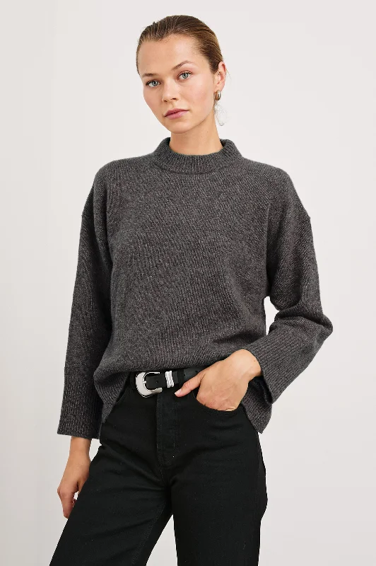 Women's High-Fashion Outfit MIRANDA SWEATER - THUNDER