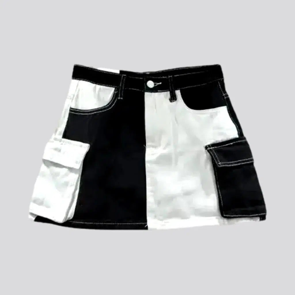 Clothing Store Color fashion women's jean skort