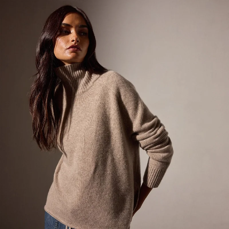 Vintage Clothing For Women Cashmere Turtleneck - Coyote