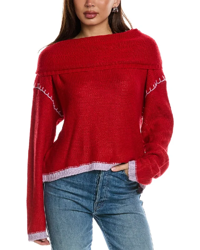 Fashionable Women's Clothing Driftwood Cowl Neck Sweater