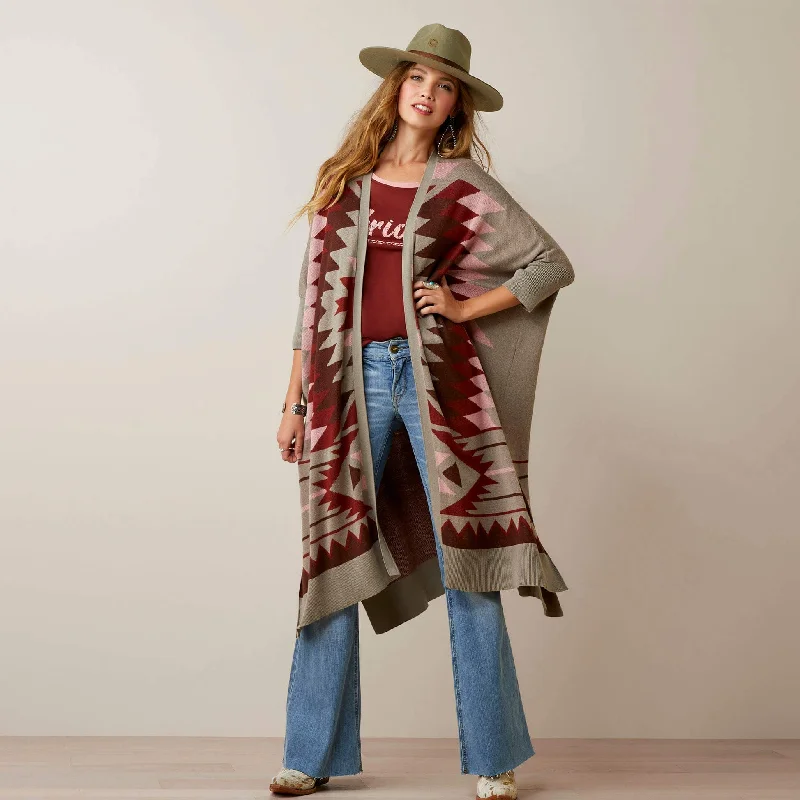 Women's Work Outfit For The Office Ariat Women’s Serape Style Cardigan