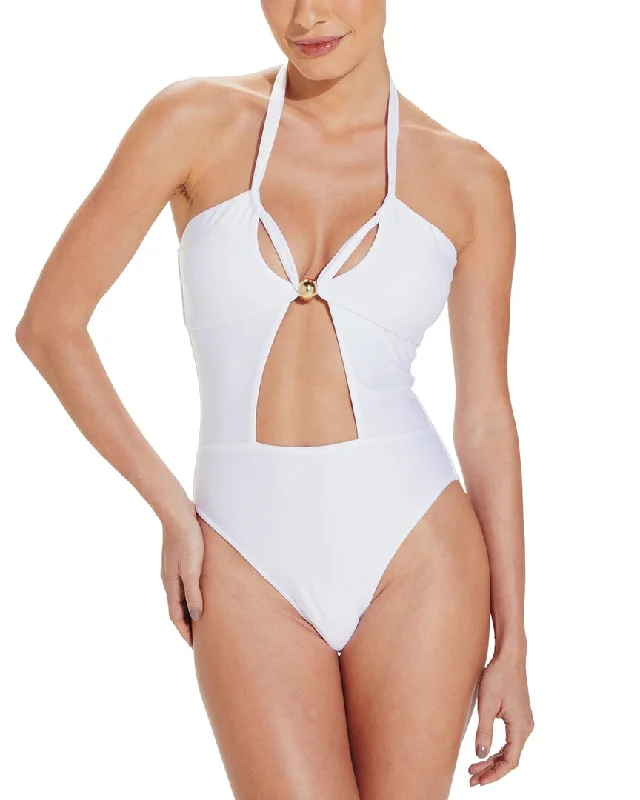 Women's Travel Garments ViX Solid Brenda Brazilian One-Piece