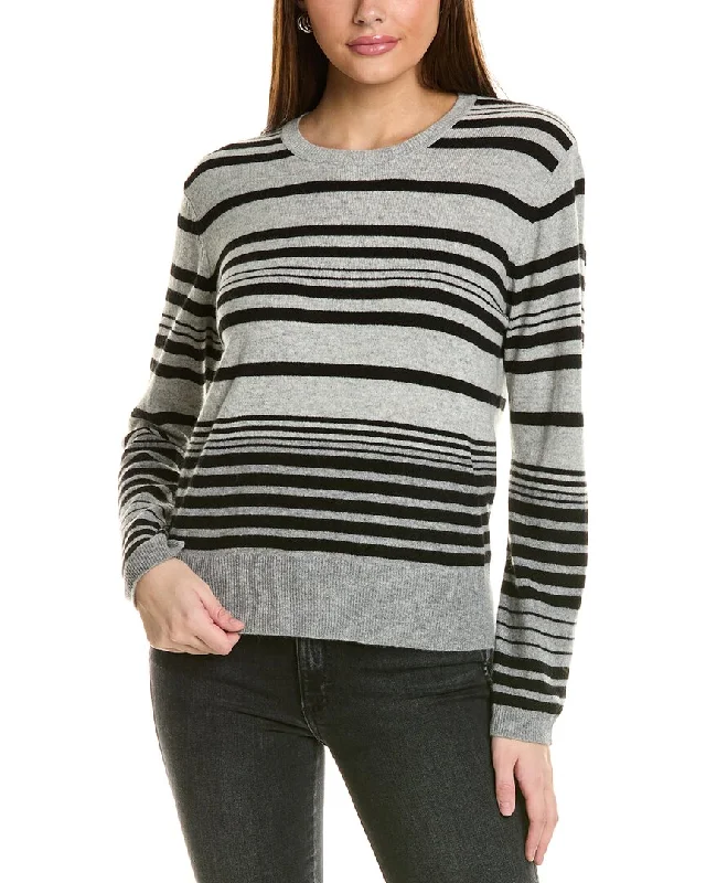 Chic Clothing For Women Collaboration Dahlia Stripe Cashmere Sweater