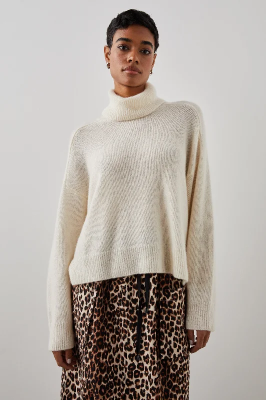 Vintage-Inspired Garments ESTELLE SWEATER - IVORY