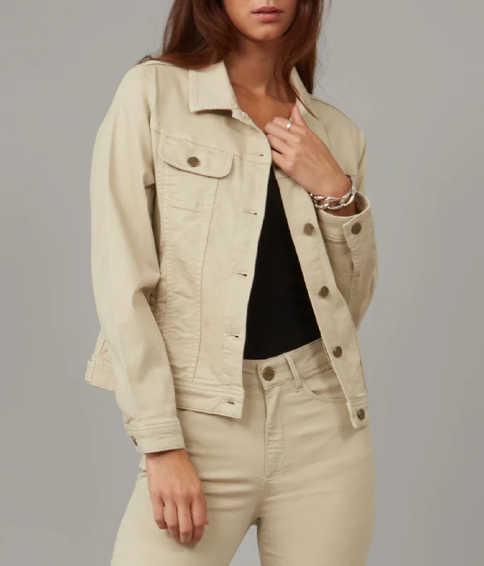 Women's Elegant Apparel Women's GABRIELLA-SAND Classic Denim Jacket