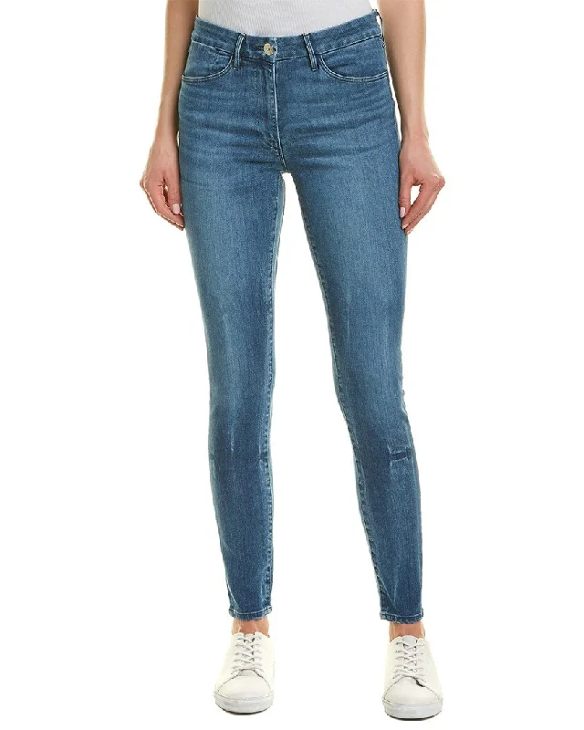 Clearance Sale Online 3x1 Womens W3 Channel Seam Helena Skinny Jeans Blue