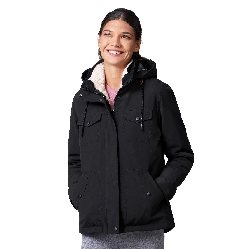 Stylish Women's Outerwear Apparel Free Country Women's Cascade Canvas 3-in-1 Systems Jacket