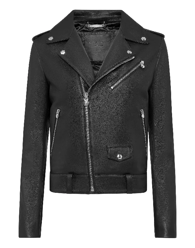 Women's Clothing Brands Biker Leather Jacket