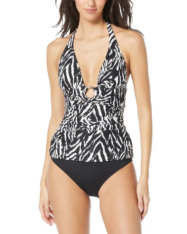 Luxury Women's Clothes Carmen Marc Valvo Ring Tankini