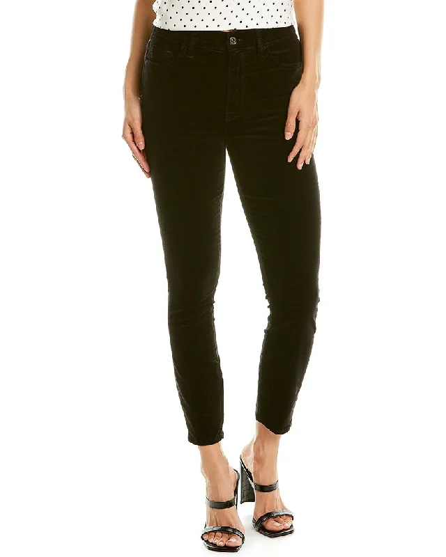 Women's Trendy Activewear Apparel 7 For All Mankind High-Waist Ankle Skinny Black Super Skinny Jean