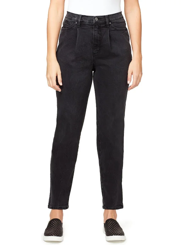 Women Wear Boutique Womens High-Rise Relaxed Slim Jeans