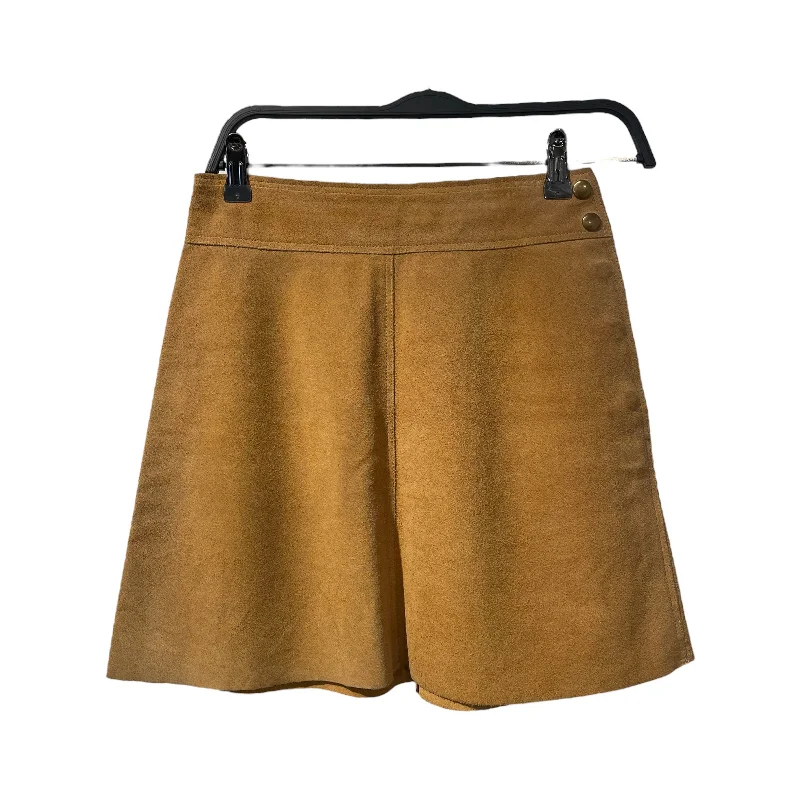 Women's Sporty Chic Clothes Vintage/Skirt/S/Suede/CML/70s Suede Skirt