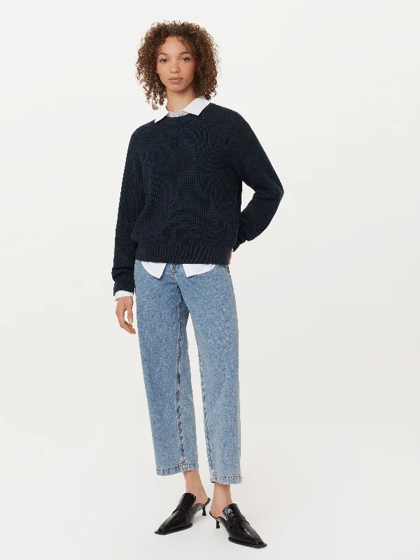 Women's Clothing For Travel The SeaCell™ Boxy Sweater in Space Blue