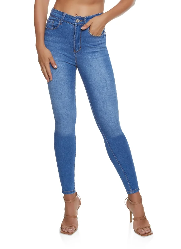 Women's Stylish Outerwear WAX Basic Skinny Jeans