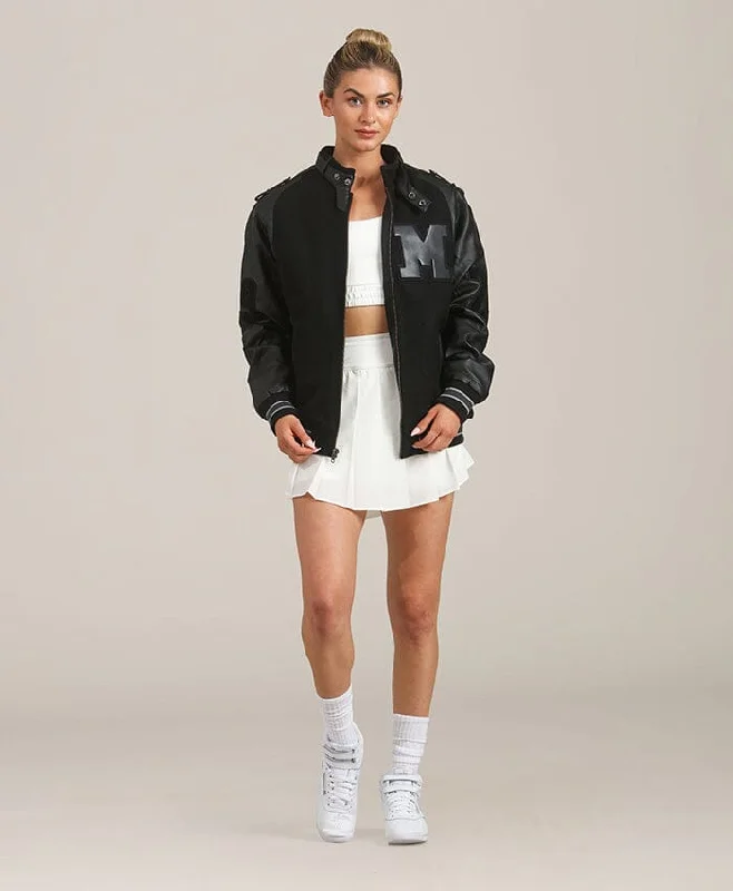 Holiday Gift Guide Sale Women's Oversized Varsity Jacket