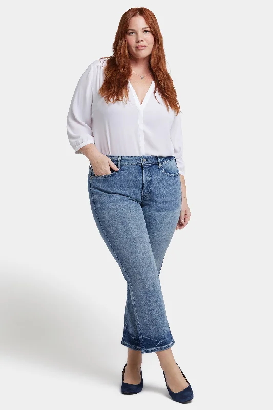 Women's Transitional Outfit Marilyn Straight Ankle Jeans In Plus Size - Torrent Peak