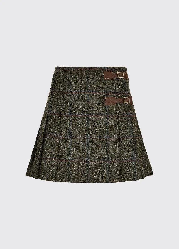 Women's Resort Apparel Blossom Tweed Skirt - Hemlock