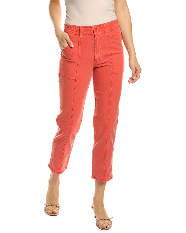 Women's Wedding Apparel MOTHER The Springy Hot Coral Ankle Jean