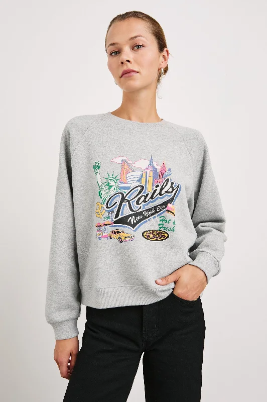 Chic Women's Outfit VINTAGE RAGLAN SWEATSHIRT - RAILS NEW YORK