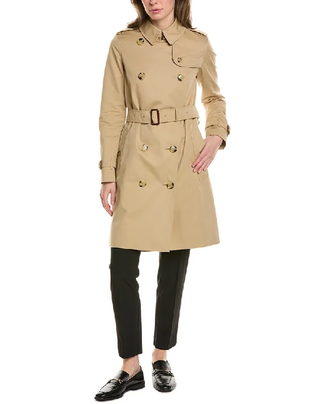 Sustainable Fashion Clothing For Women Burberry The Kensington Trench Coat