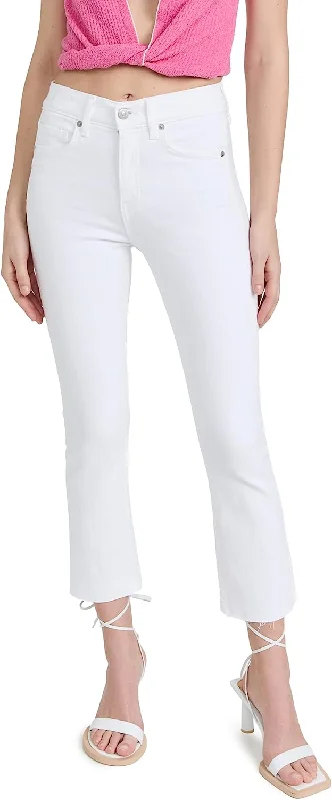 Discount Price Veronica Beard Jean Women's Carly Kick Flare Raw Hem Jeans