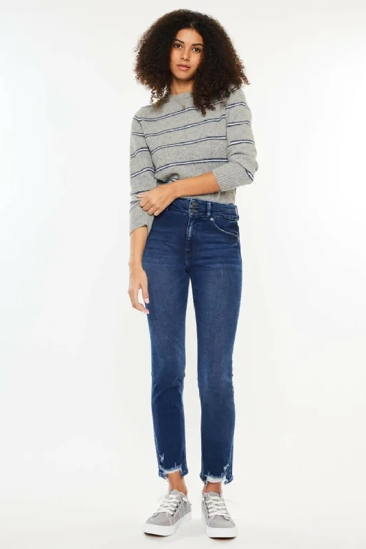 Flash Sale Or Flash Sales Kancan High Rise Slim Straight Jeans