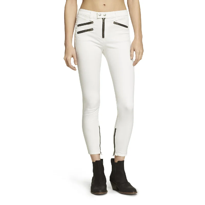 Sales For Clothes rag & bone White High Rise Biker Jeans