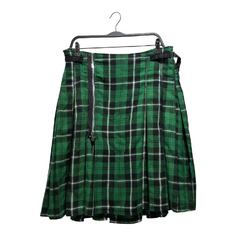 Women's Active Garments For Workouts TRIPP NYC/Skirt/S/Plaid/Cotton/GRN/