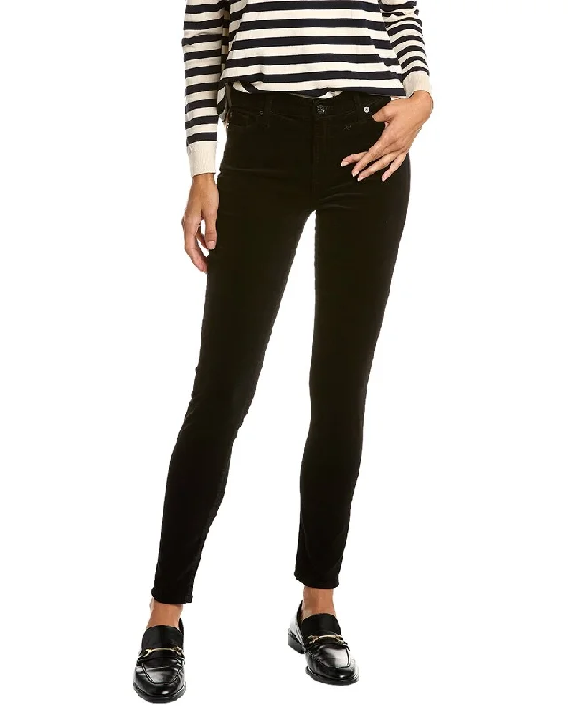 Women's Activewear Garments 7 For All Mankind High-Waist Black Super Skinny Jean