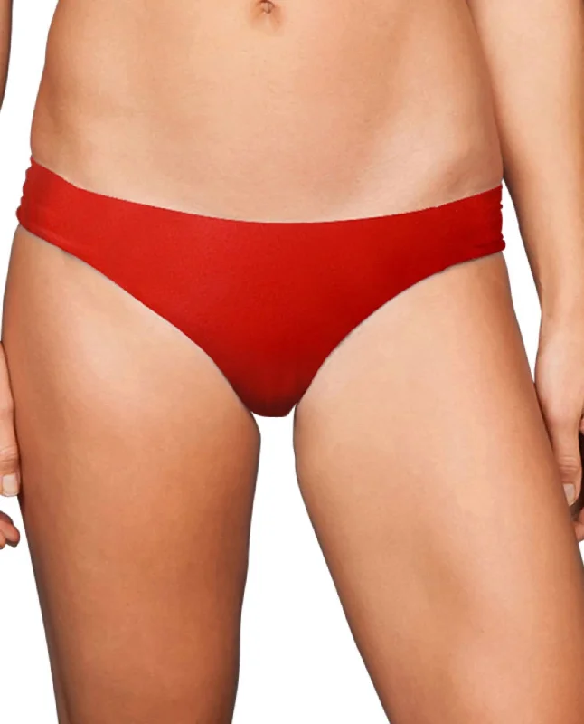 Clothing Sale Hipster Bikini Bottom In Persimmon