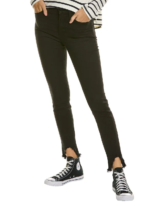 Women's Active Garments For Workouts FRAME Denim Le High Blackfinn Skinny Jean